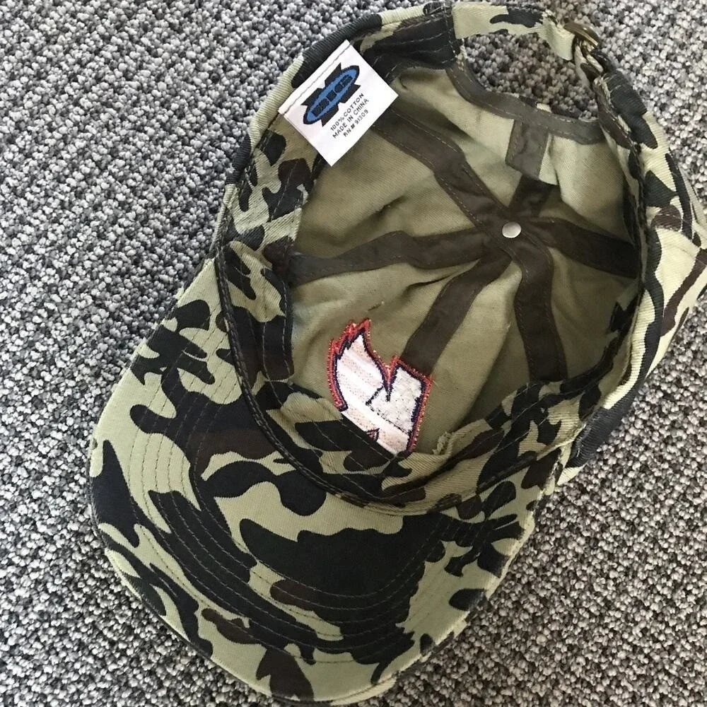 Kalamazoo Wings Hockey Adjustable Patriot Camouflage Hat By‎ BigX